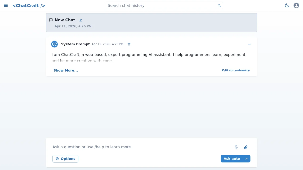 Chatcraft screenshot 1
