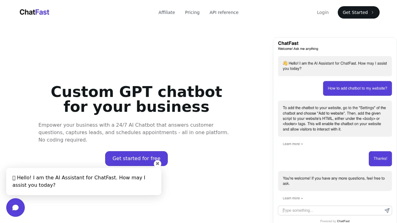 ChatFast screenshot 1
