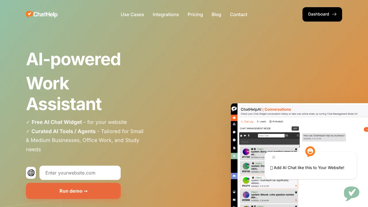 ChatHelp.ai screenshot 1