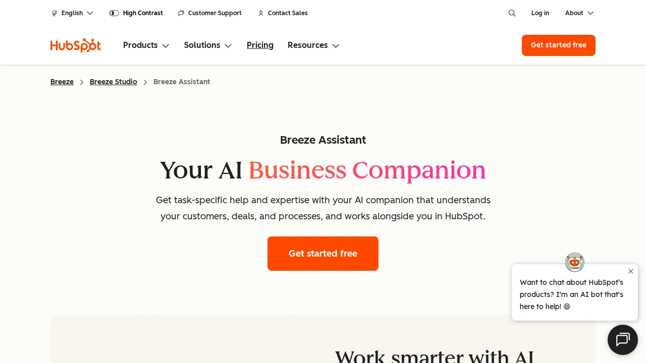 ChatSpot screenshot 1