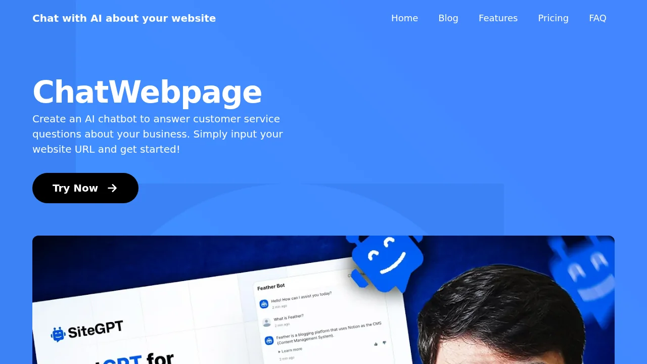 ChatWebpage screenshot 1