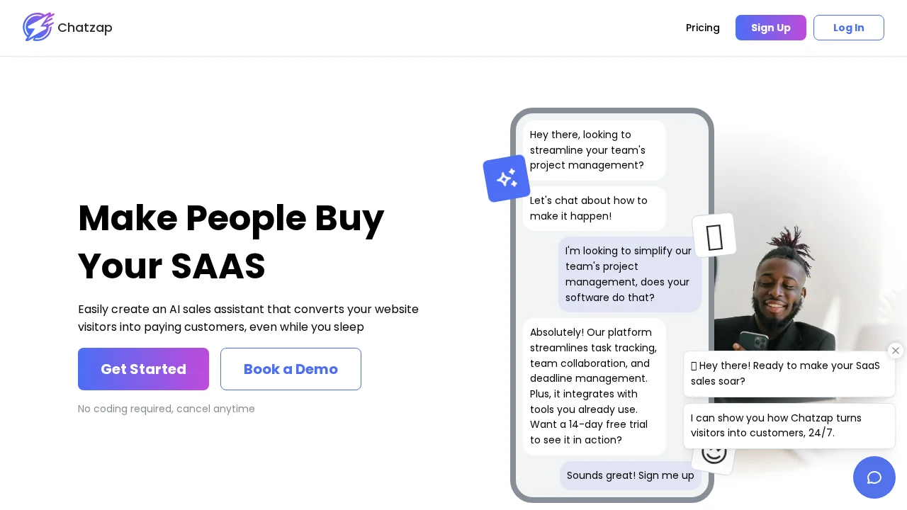 Chatzap screenshot 1