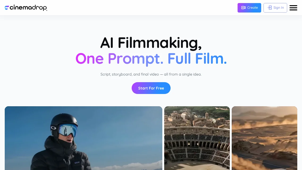 CinemaDrop screenshot 1