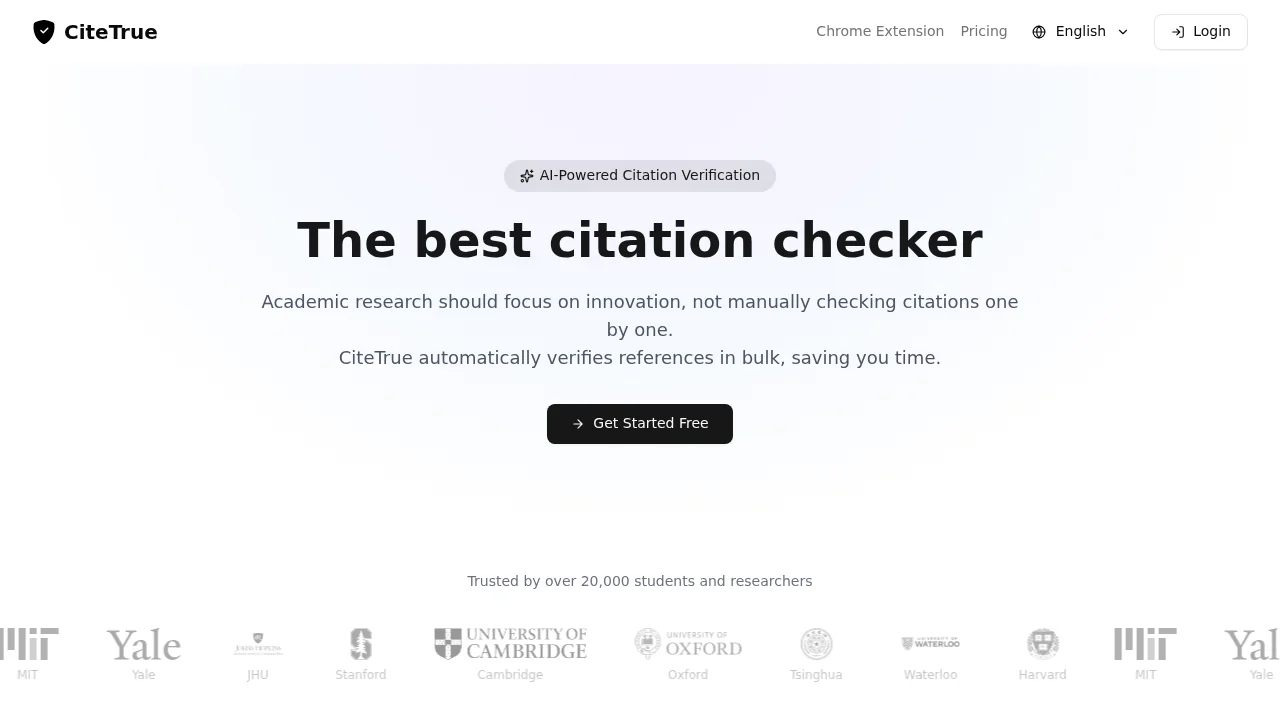 CiteTrue screenshot 1