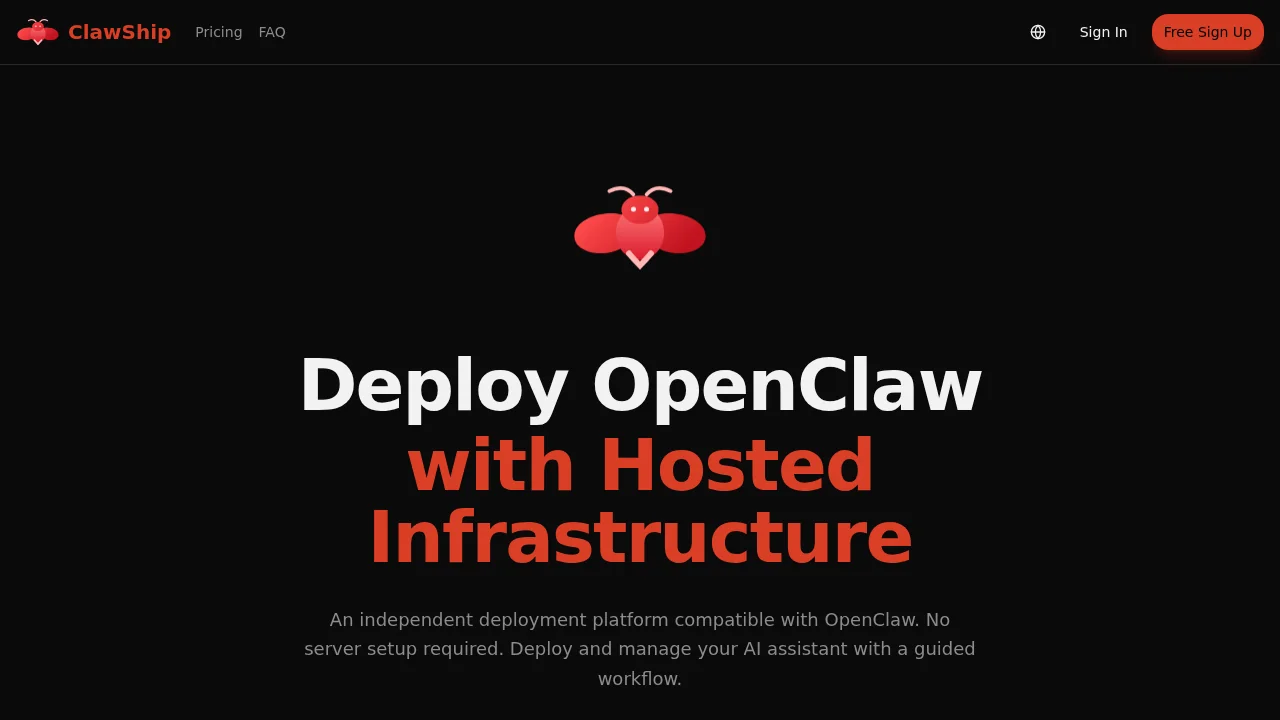 ClawShip screenshot 1