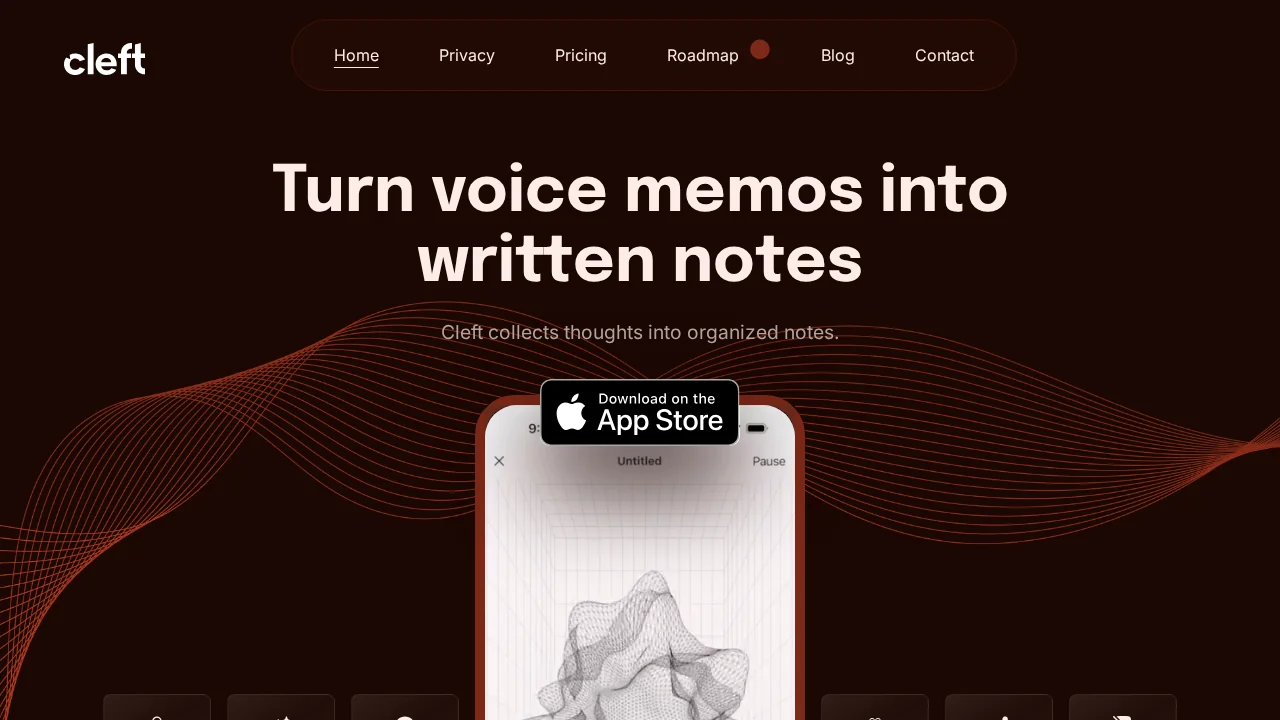 Cleft Notes screenshot 1