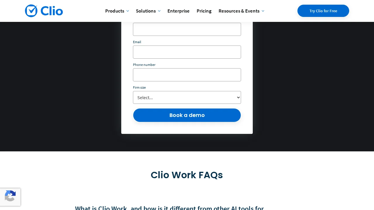 Clio Work AI screenshot 1