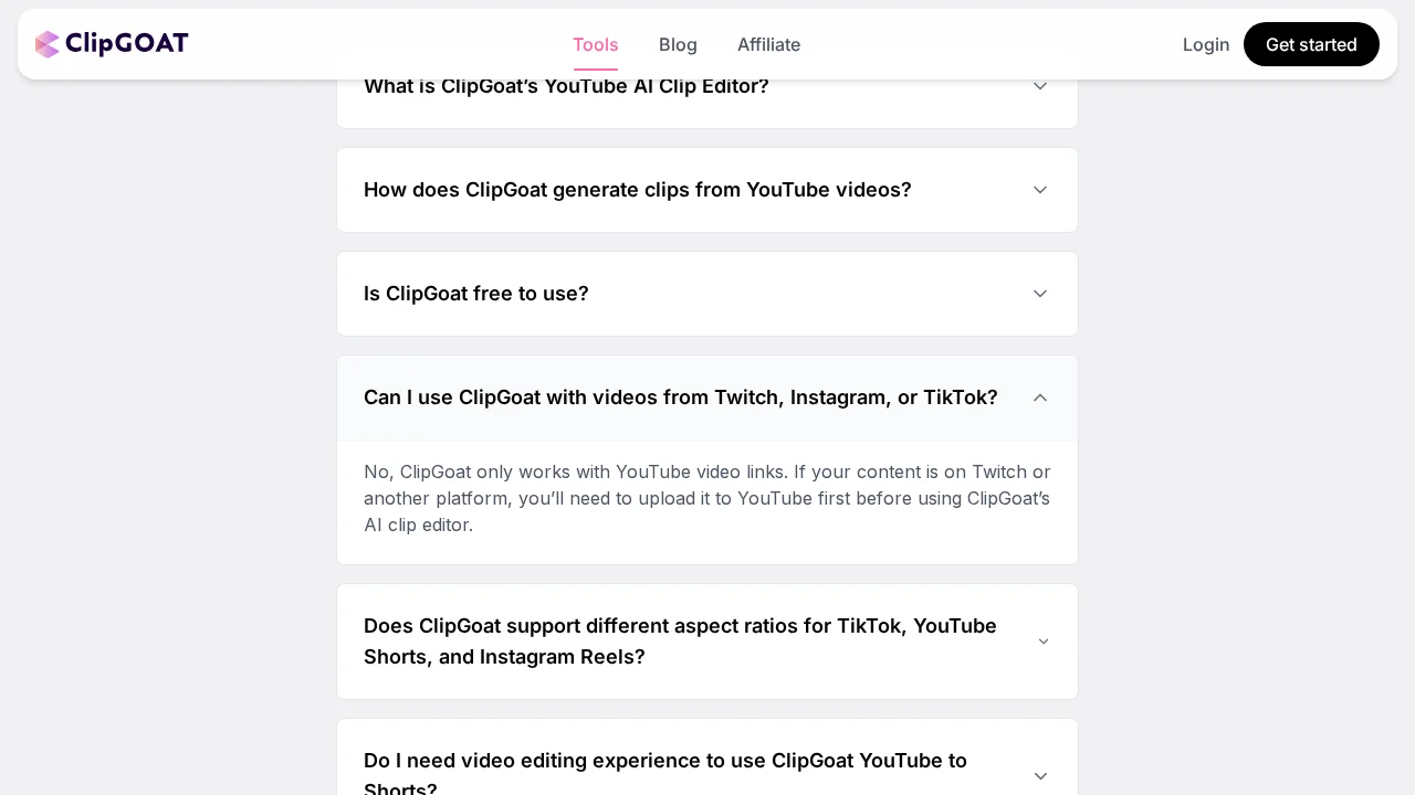ClipGOAT screenshot 1