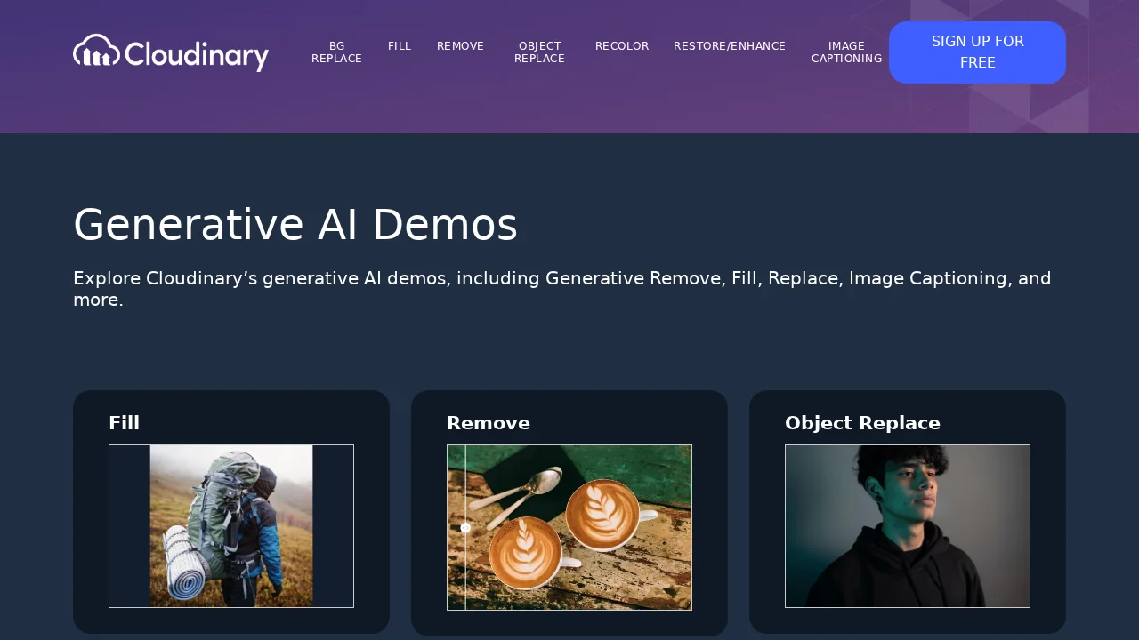 Cloudinary screenshot 1