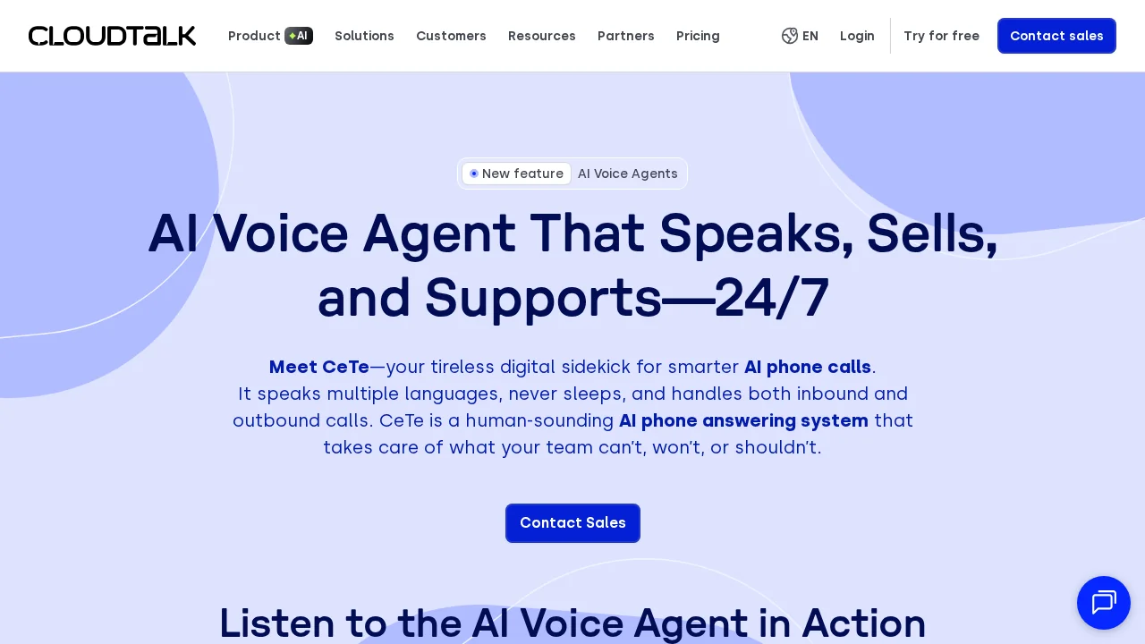 CloudTalk | AI Voice Agents screenshot 1