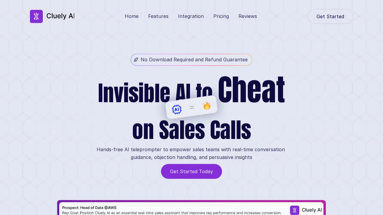 Cluely AI screenshot 1