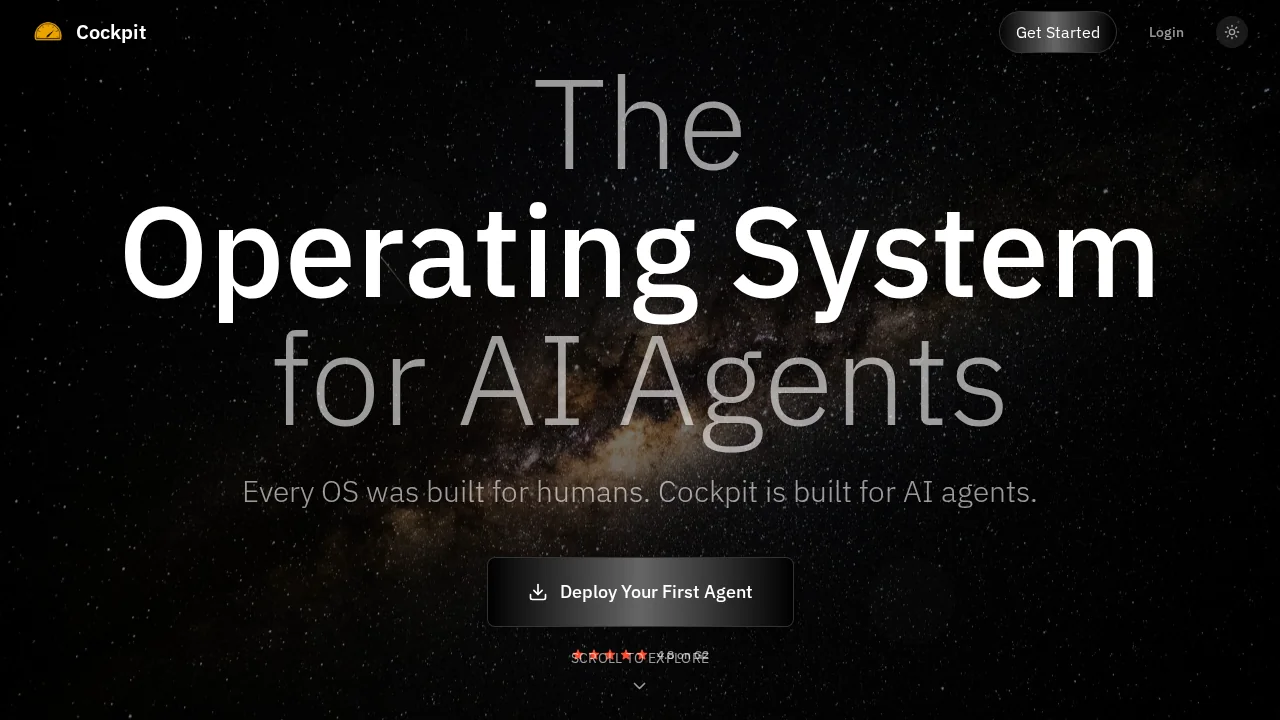Cockpit screenshot 1