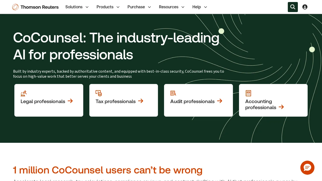 CoCounsel by Thomson Reuters screenshot 1