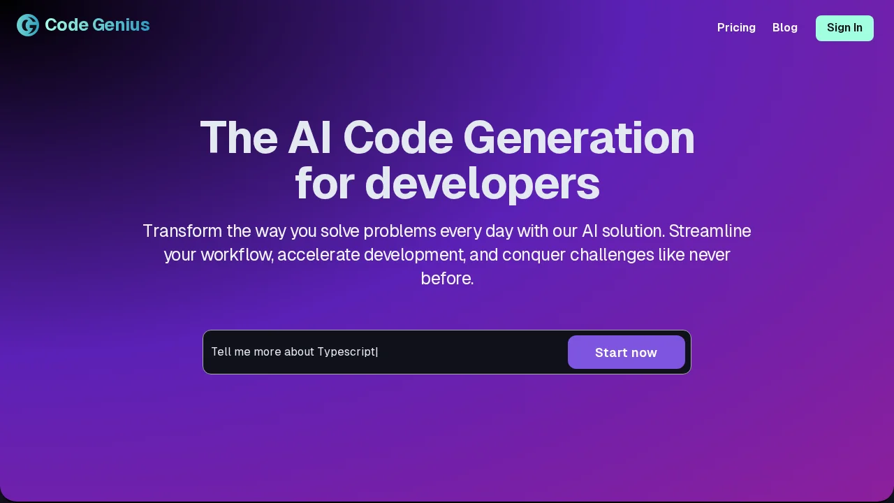 Code Genius screenshot 1