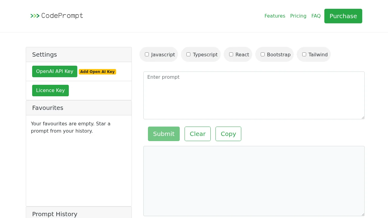 CodePrompt screenshot 1