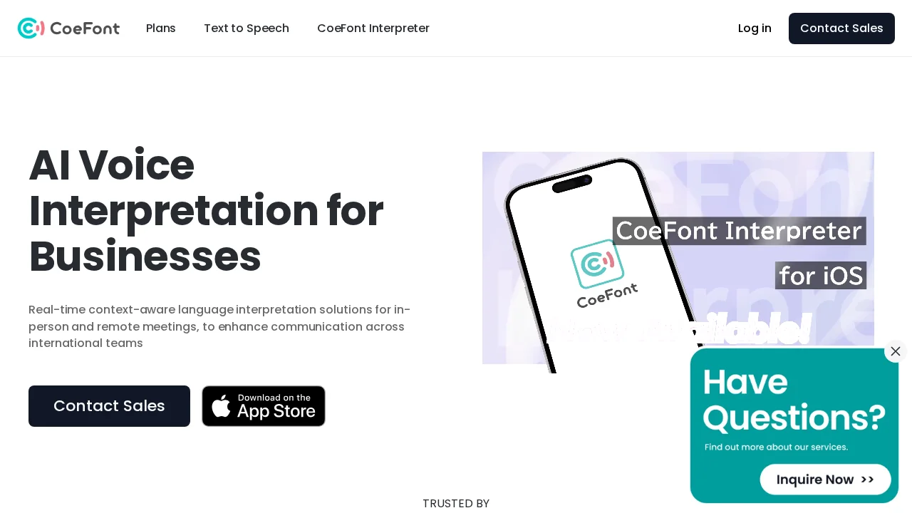 CoeFont Interpreter screenshot 1