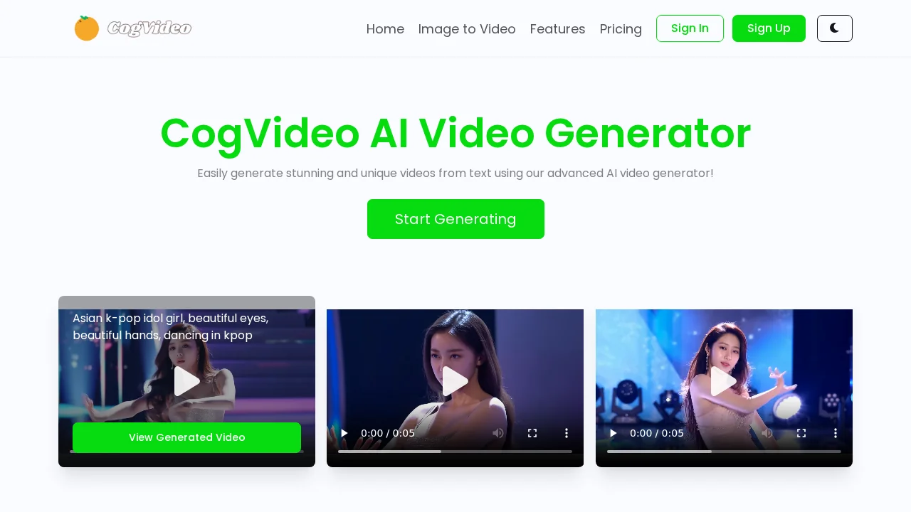 CogVideo screenshot 1