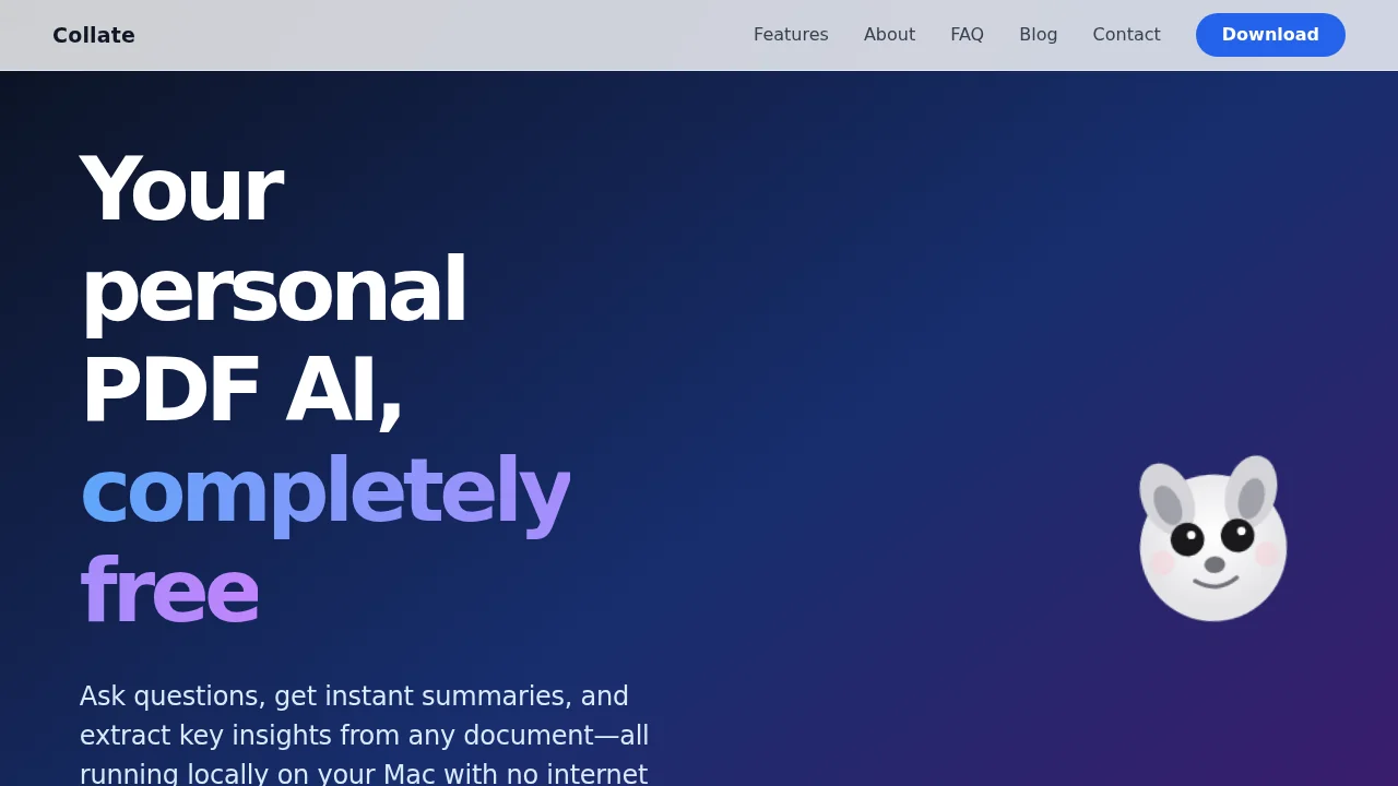 Collate screenshot 1