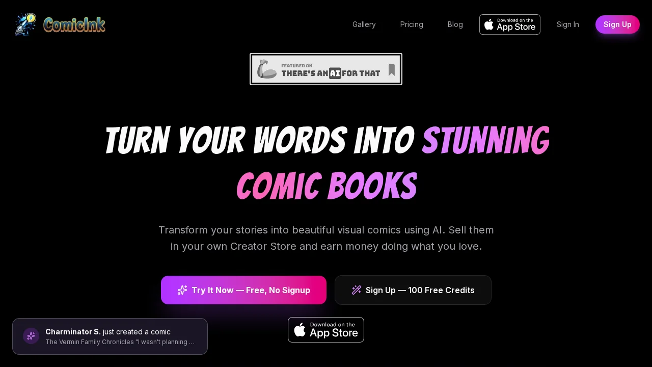 ComicInk screenshot 1