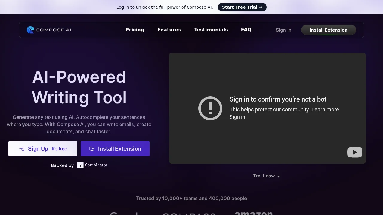 Compose AI screenshot 1