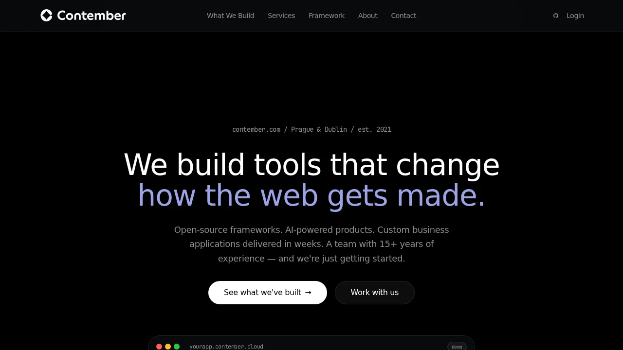 Contember screenshot 1