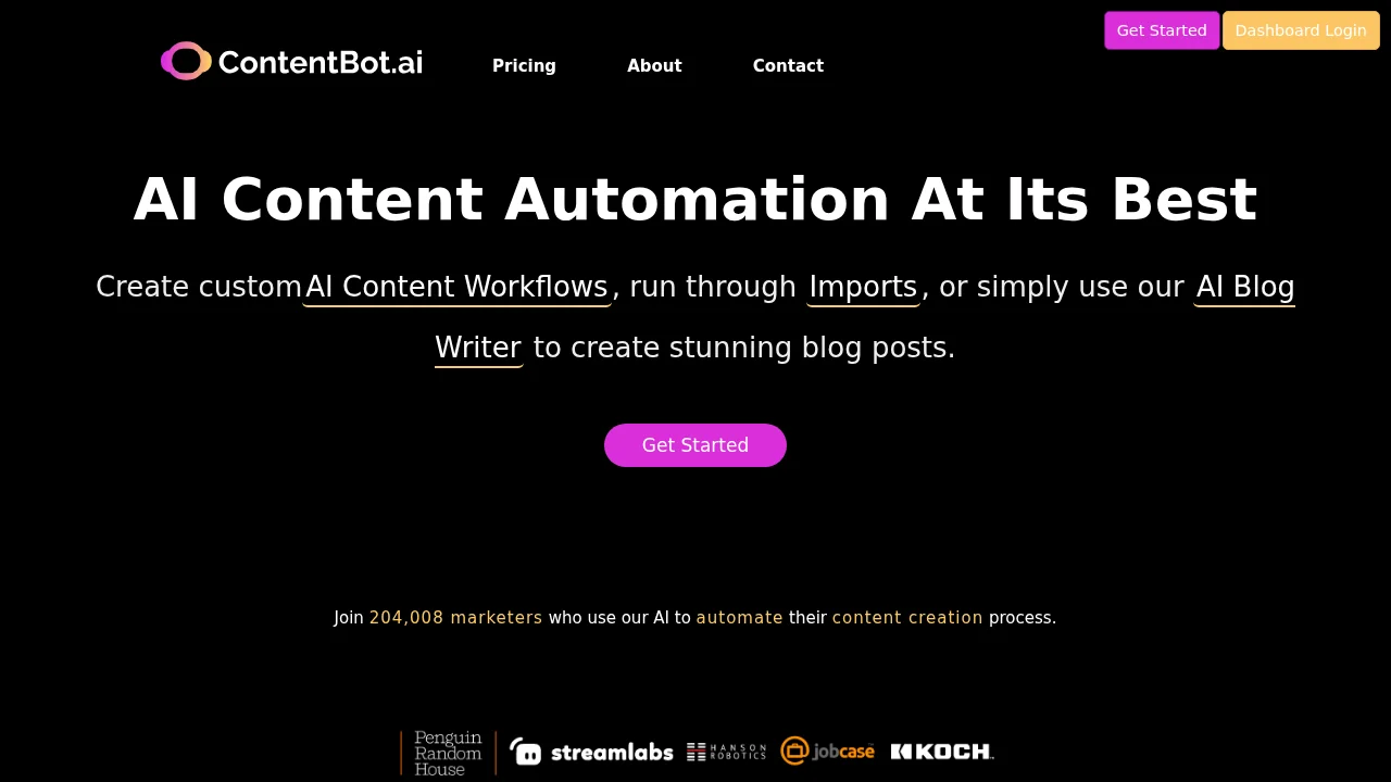 ContentBot screenshot 1