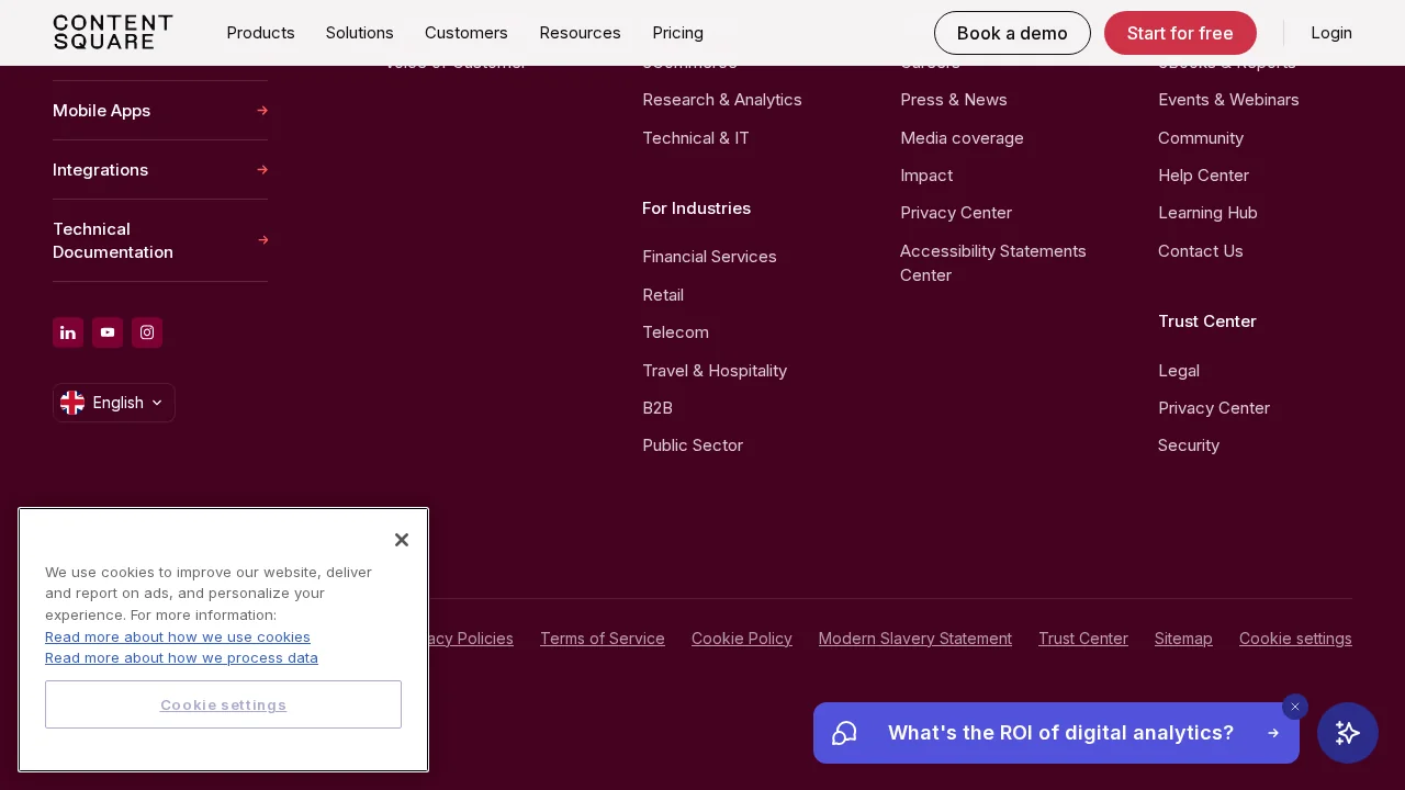Contentsquare screenshot 1