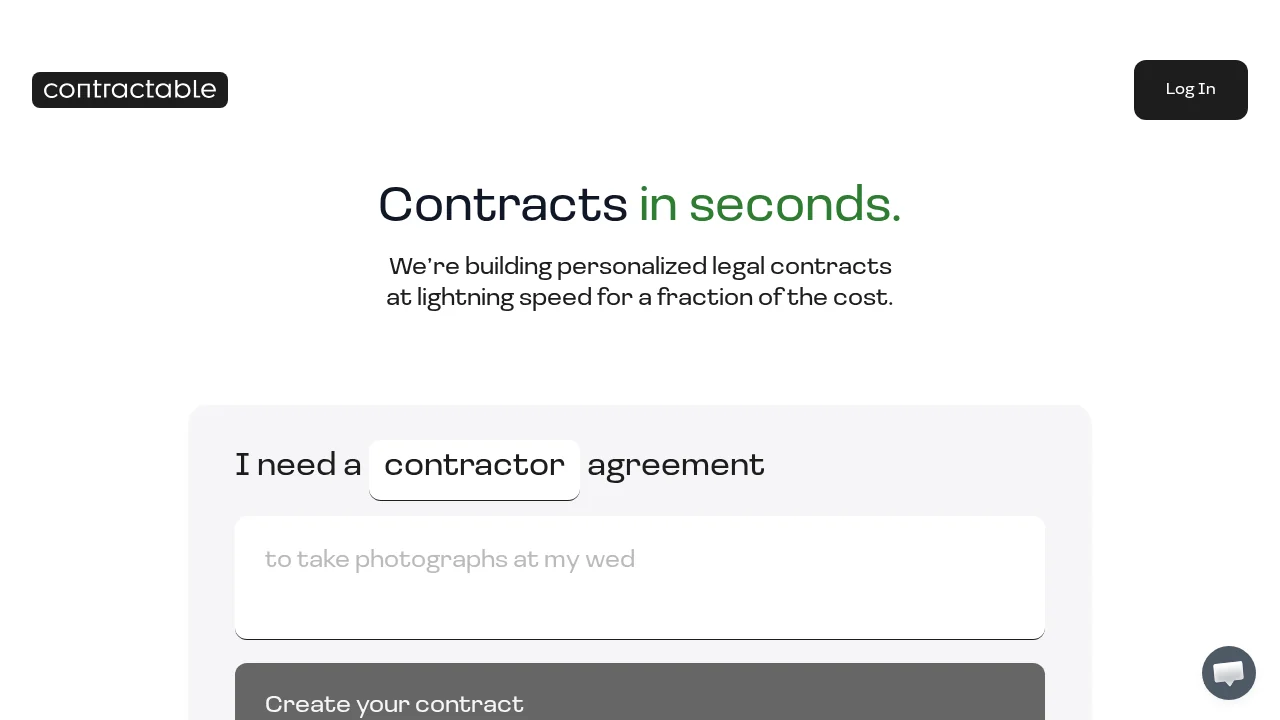Contractable screenshot 1