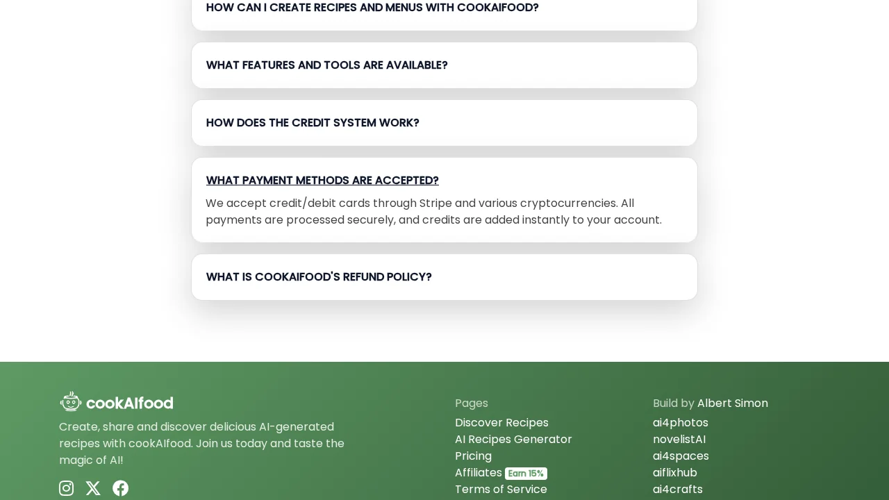 cookAIfood screenshot 1