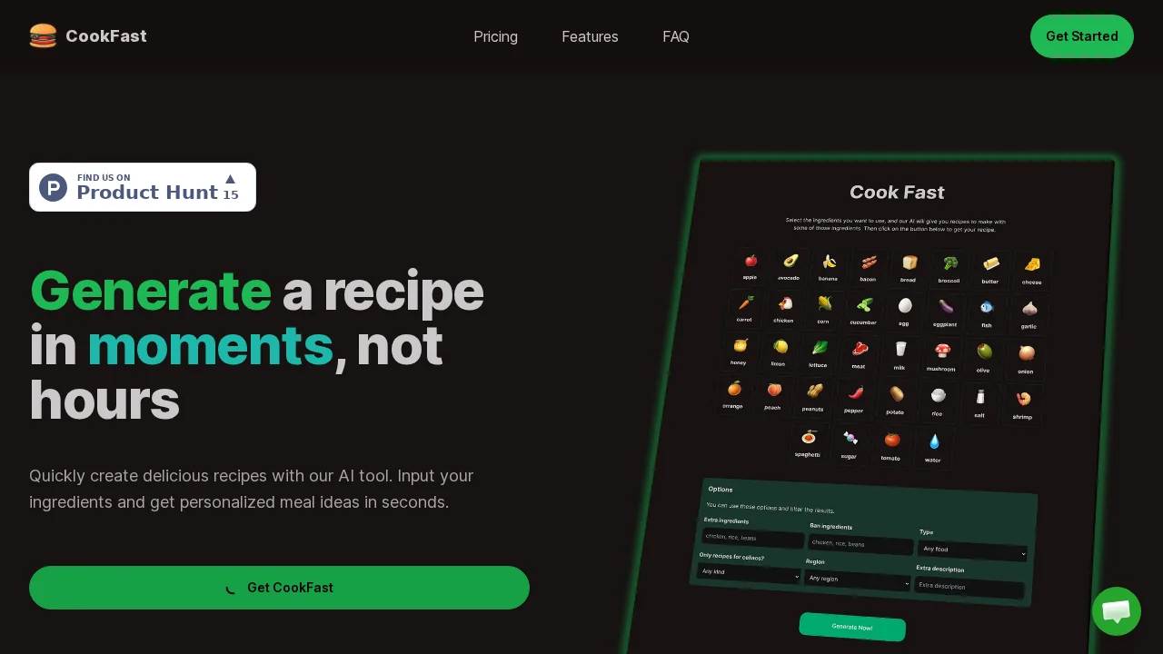 CookFast screenshot 1