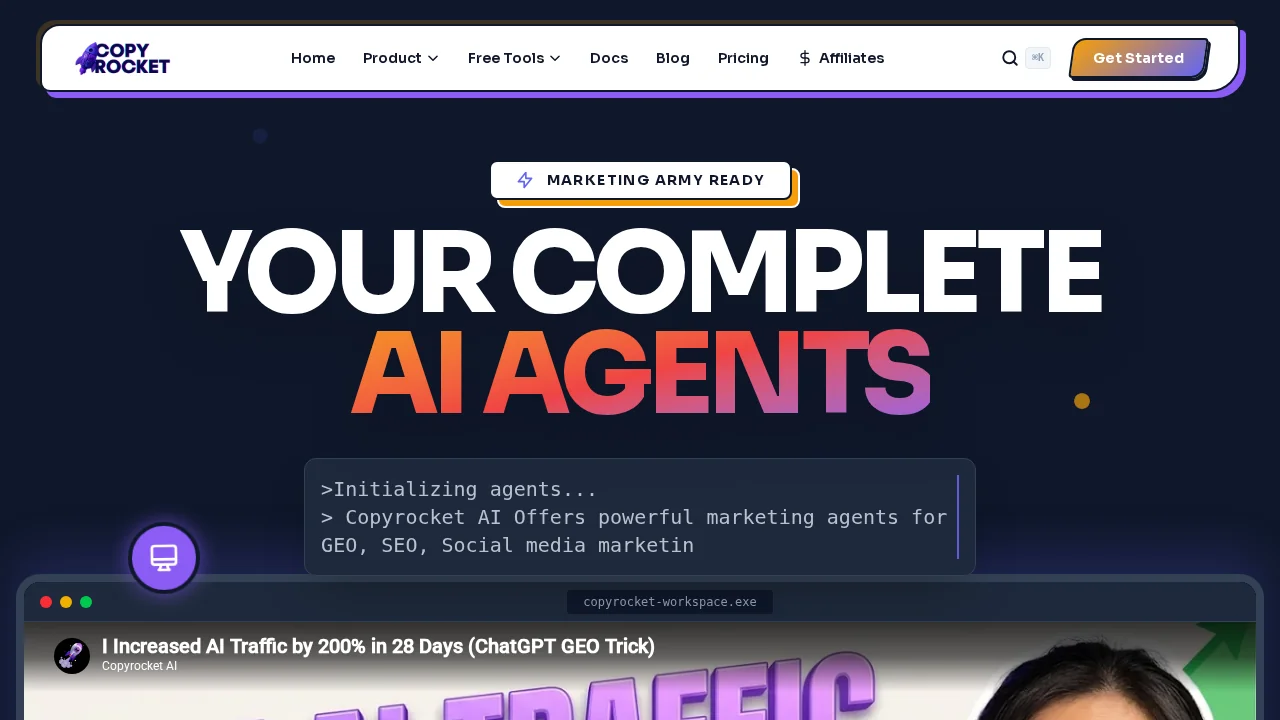 Copyrocket AI Assistant screenshot 1
