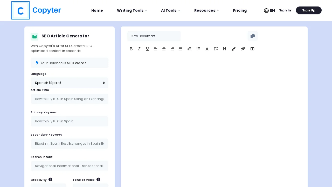 Copyter screenshot 1