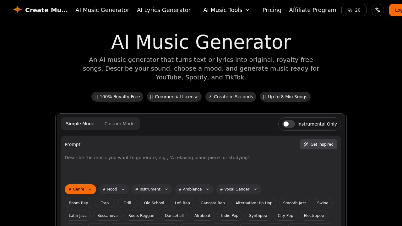 Create Music AI screenshot 1