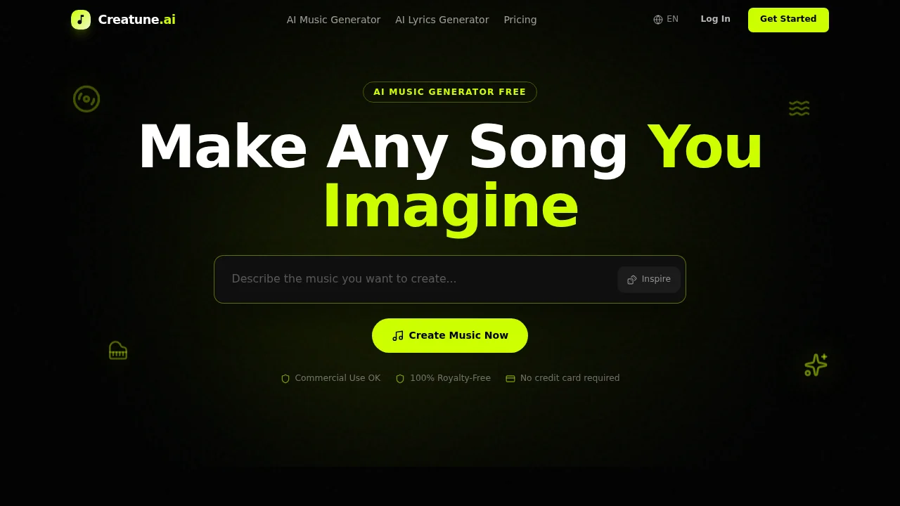 Creatune screenshot 1