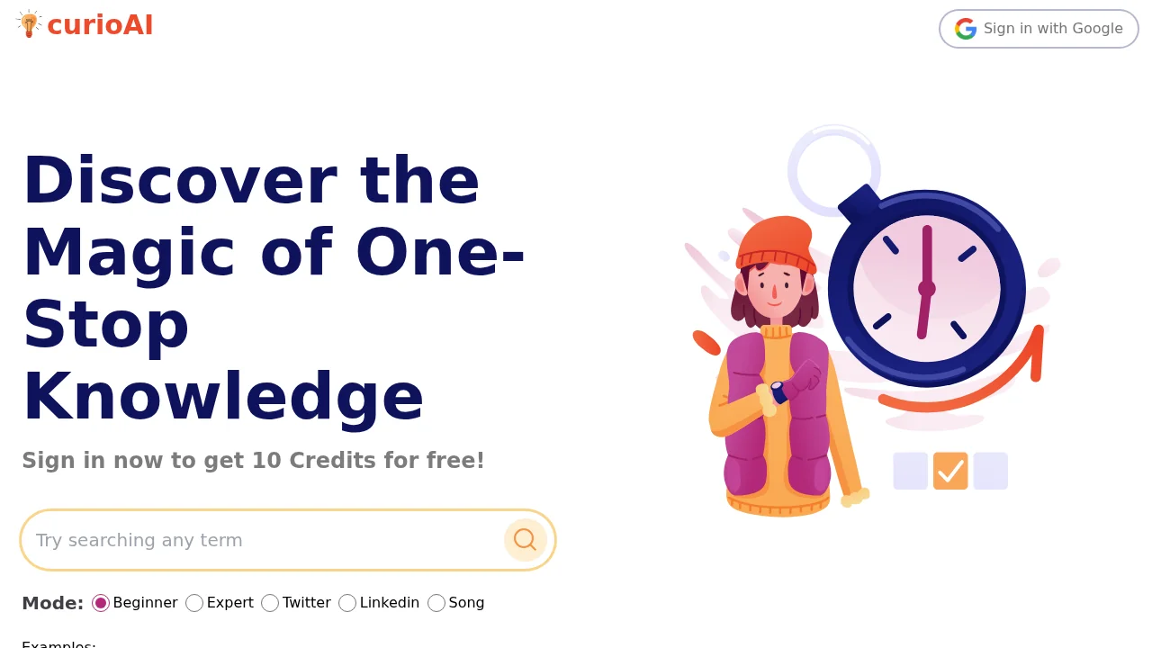 curioAI screenshot 1