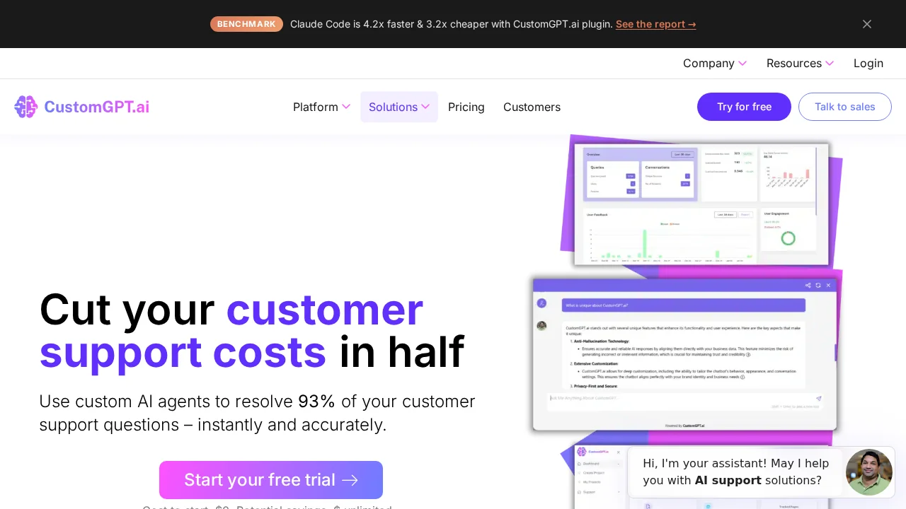 CustomGPT.ai screenshot 1