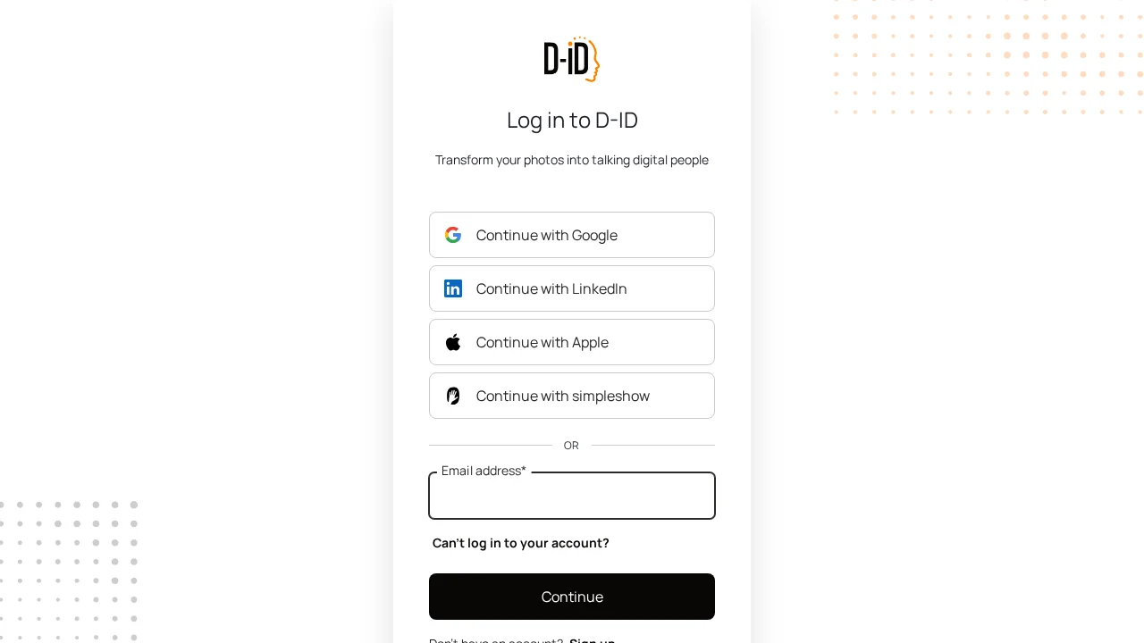 D-ID Creative Reality Studio screenshot 1