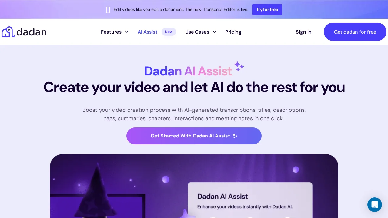 Dadan - Online Video Creation platform screenshot 1