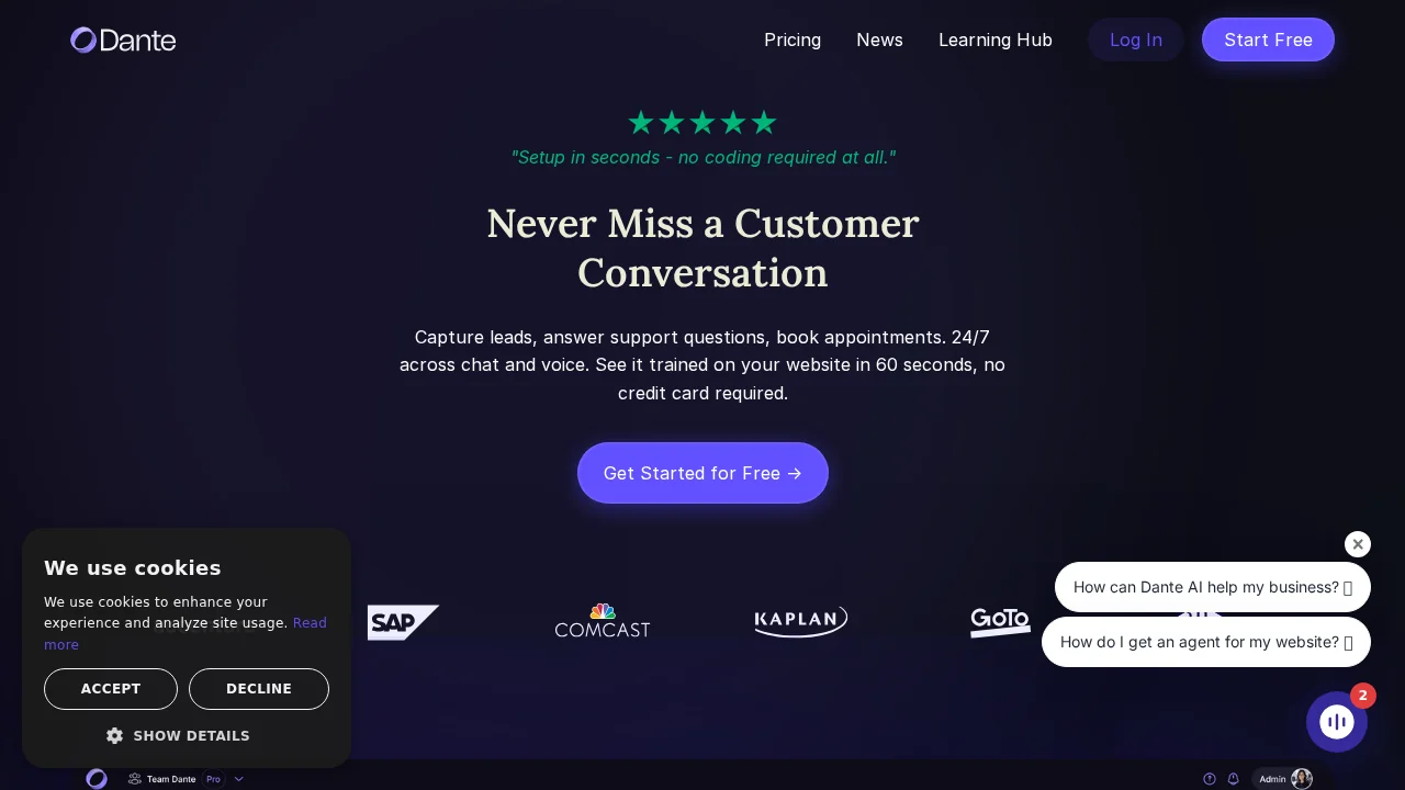 Dante AI screenshot 1