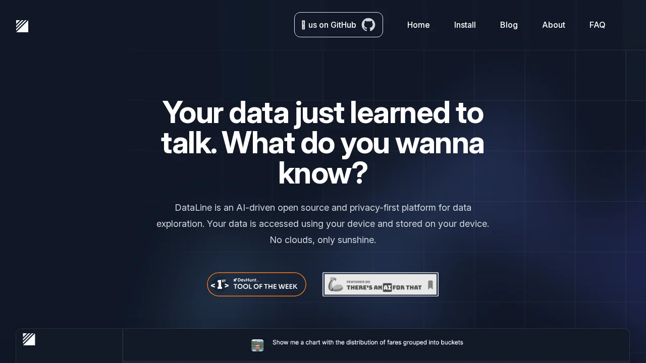 DataLine screenshot 1