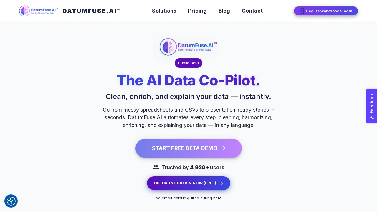 DatumFuse.AI screenshot 1