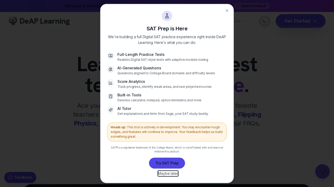 DeAP Learning Labs screenshot 1