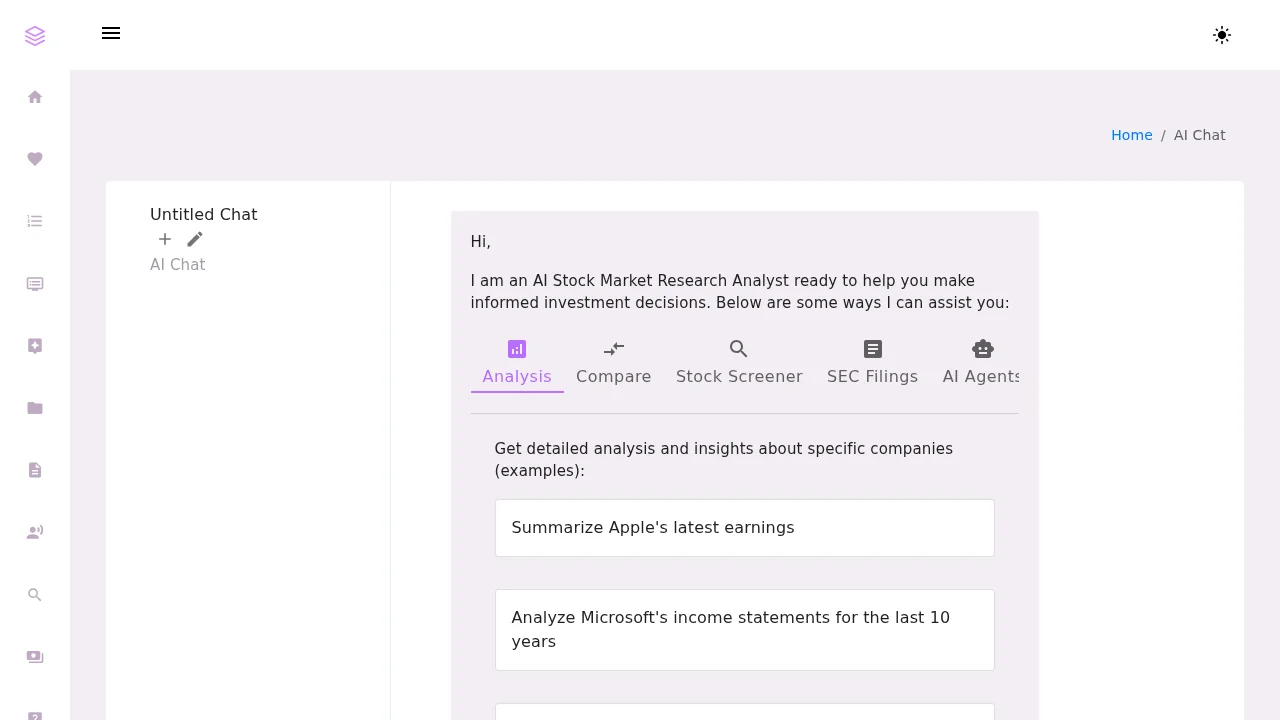 Decode Investing Stock Analysis screenshot 1