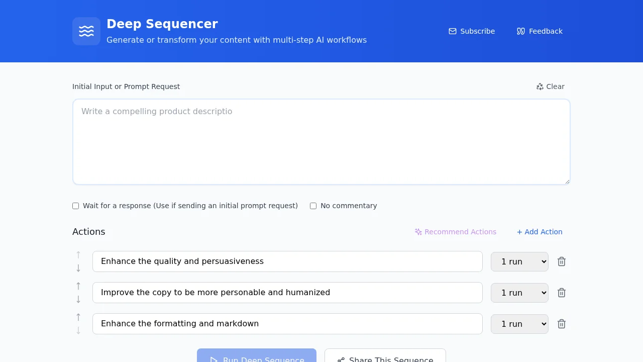 Deep Sequencer screenshot 1