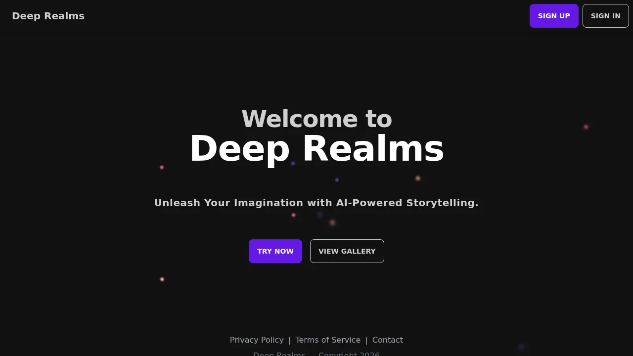 Deeprealms screenshot 1