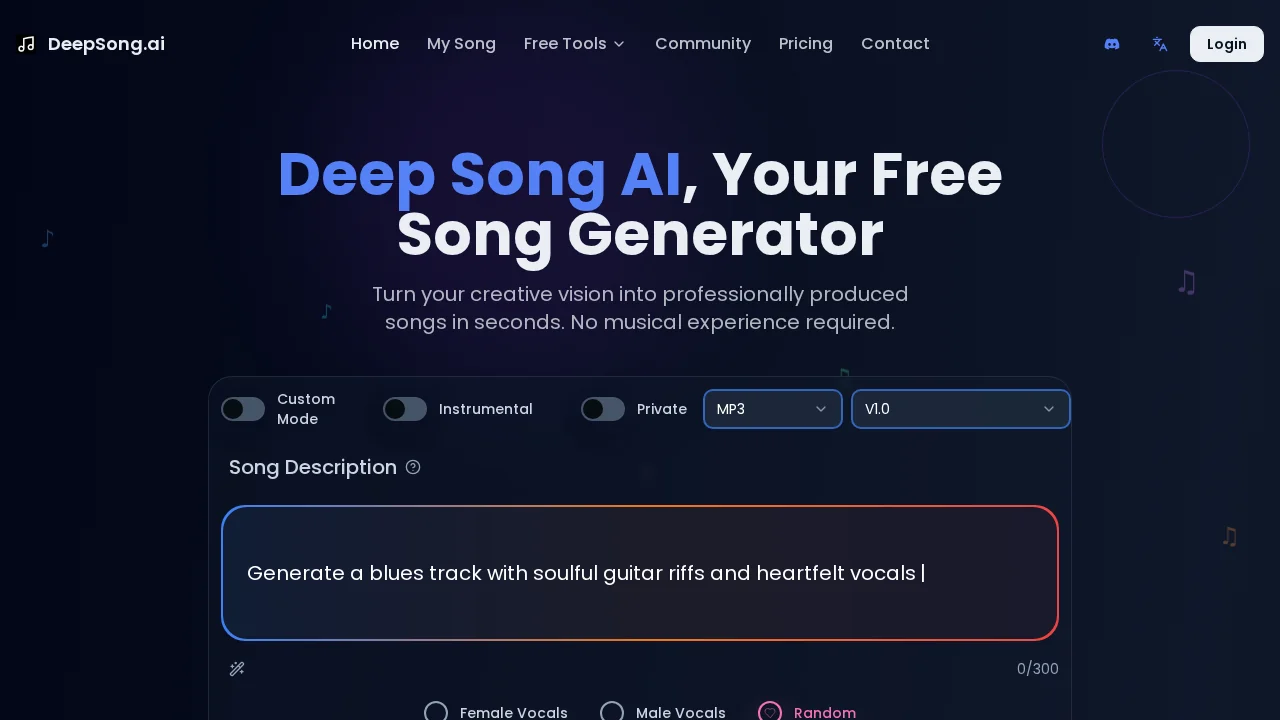 DeepSong AI screenshot 1