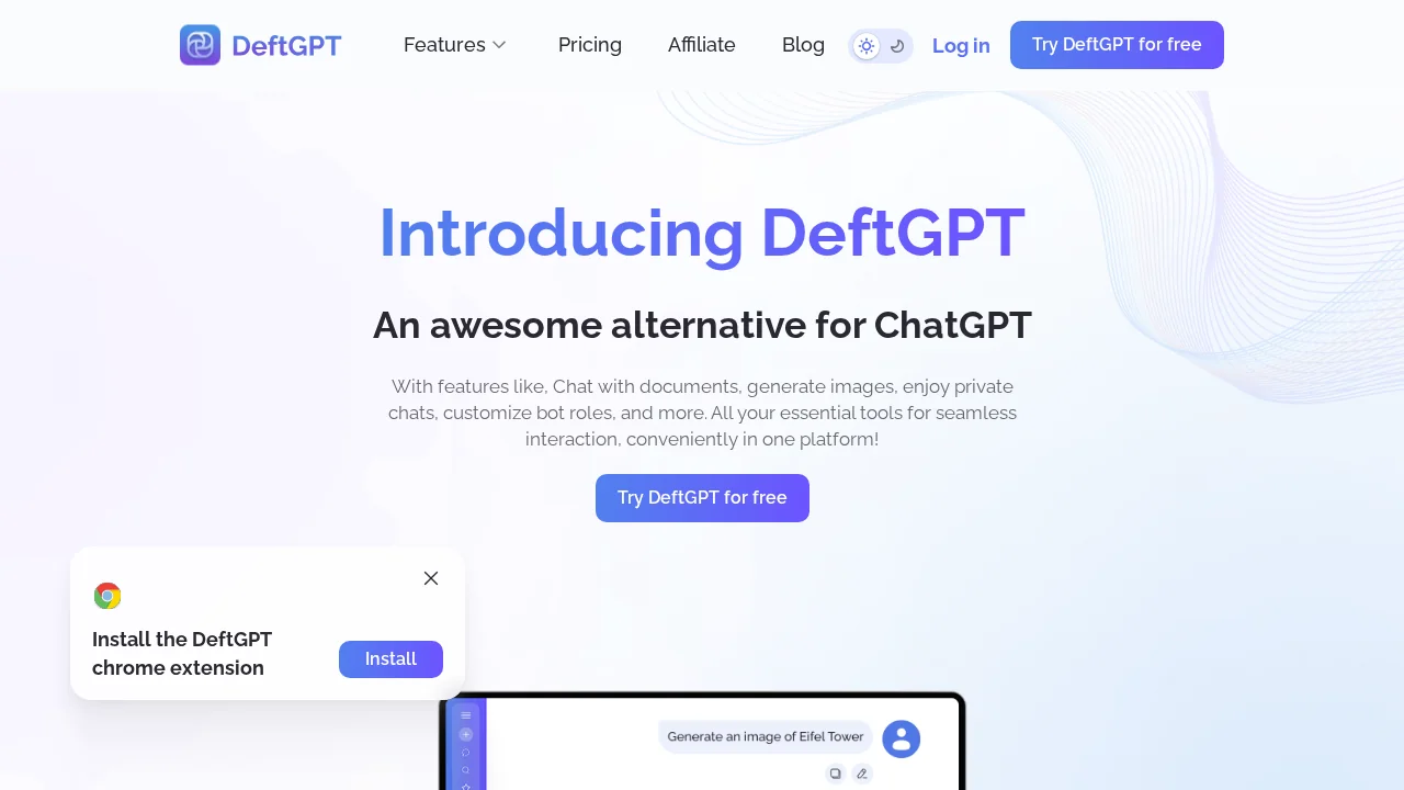 DeftGPT screenshot 1