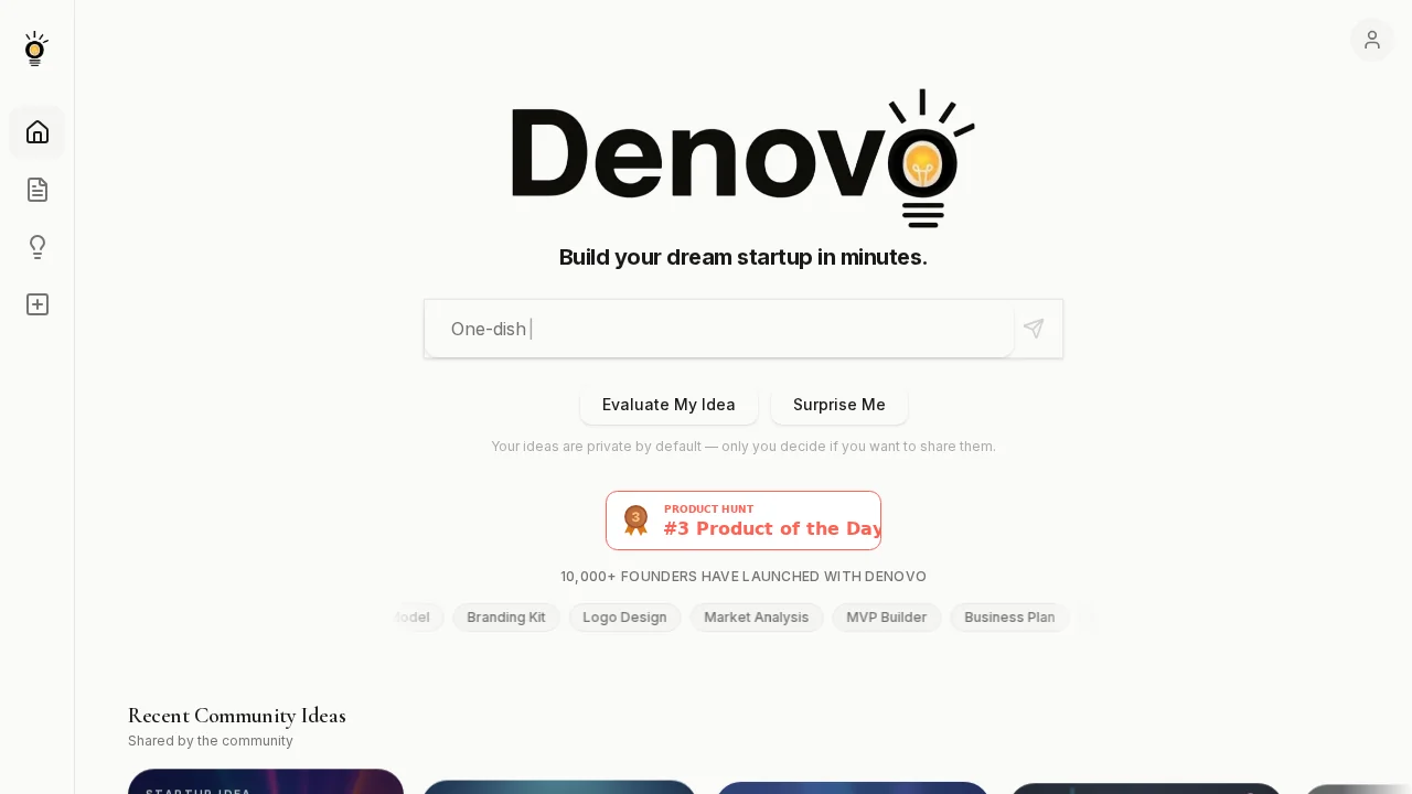 Denovo screenshot 1