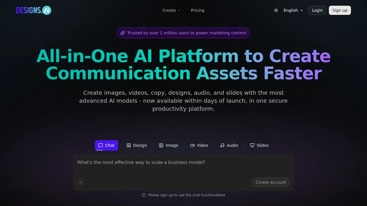 Designs AI screenshot 1