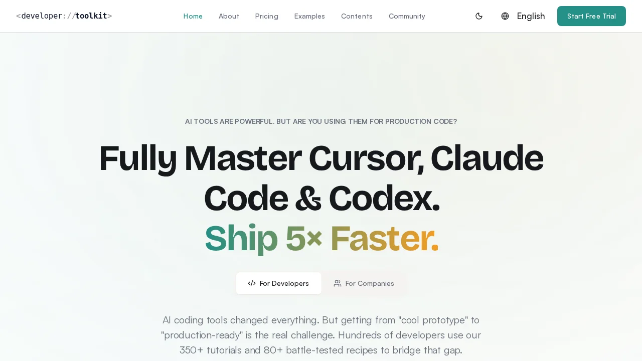 Developer Toolkit screenshot 1